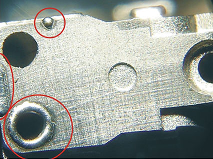 <a href='http://www.srele.cn/product/3.htm' class='text_a'>模具激光焊機</a>修復模具效果